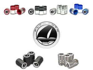 Plymouth Bouchons Valve Voitures Finition Brillante
